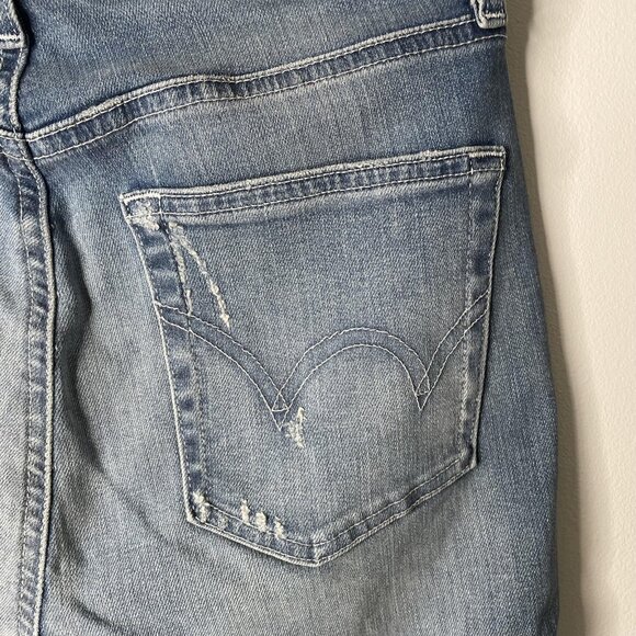 Edwin Jeans Womens 28 Blue Denim Ventura Bree Slim Skinny USA Stretch Medium - Picture 7 of 15